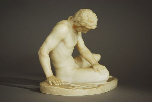 fig 1. Grand Tour alabaster figure of 'Dying Gaul'