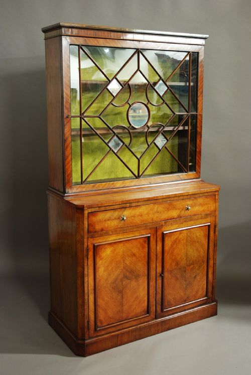 fig 1. Early 19th century small French Kingwood bookcase