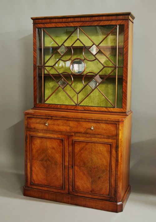 fig 2. Early 19th century small French Kingwood bookcase