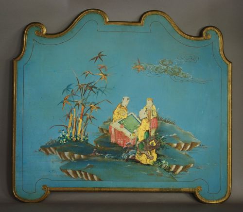 Highly Decorative Chinoiserie Headboard or Wall Hanging