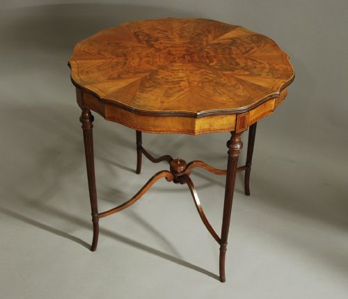 fig 2. Edwardian fine quality mahogany centre table