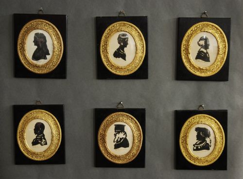 Superb Quality Set of Six Decorative Oval Miniatures