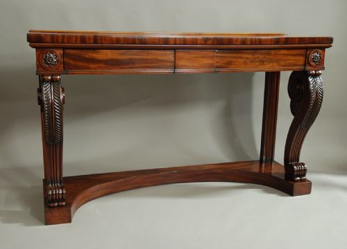 fig 1. Superb quality early 19th century mahogany console table 
