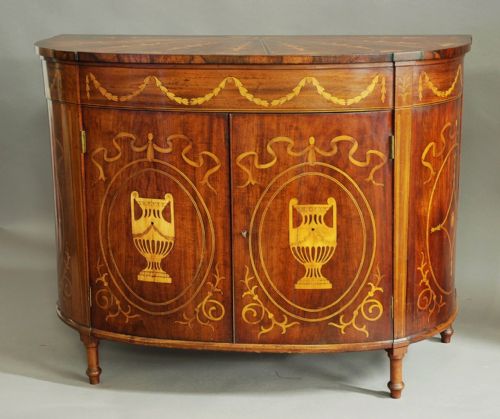 Late 19th Century Mahogany Commode in the Classical Style of Good Patina
