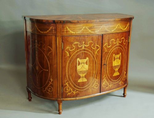 fig 3. Late 19th century mahogany commode in the Classical style of good patina