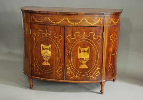 fig 4. Late 19th century mahogany commode in the Classical style of good patina