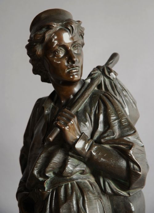 fig 4. Large 19th century bronze figure of Dick Whittington