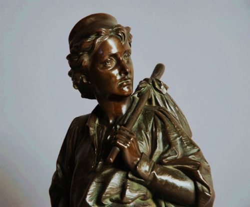 fig 5. Large 19th century bronze figure of Dick Whittington