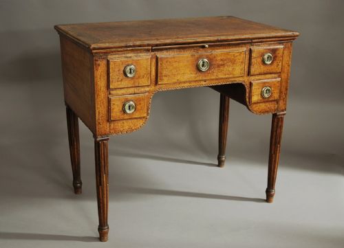 18thc Continental Walnut Freestanding Desk/table (Possibly Dutch)