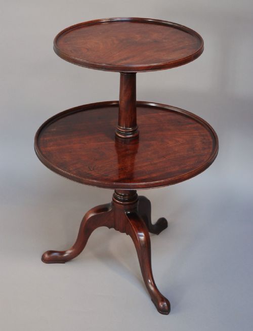 Late 18th Century Mahogany Dumb Waiter of Good Proportions
