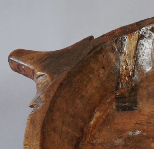EARLY 19TH CENTURY CONTINENTAL RUSTIC TREEN BIRCH PLATTER - ADDITIONAL PHOTO 3