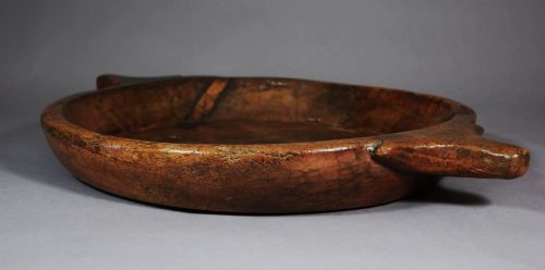 EARLY 19TH CENTURY CONTINENTAL RUSTIC TREEN BIRCH PLATTER - ADDITIONAL PHOTO 4