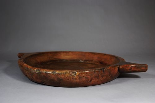 EARLY 19TH CENTURY CONTINENTAL RUSTIC TREEN BIRCH PLATTER - ADDITIONAL PHOTO 6