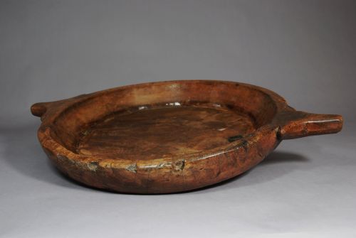 EARLY 19TH CENTURY CONTINENTAL RUSTIC TREEN BIRCH PLATTER - ADDITIONAL PHOTO 7