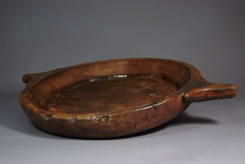 EARLY 19TH CENTURY CONTINENTAL RUSTIC TREEN BIRCH PLATTER - ADDITIONAL PHOTO 8