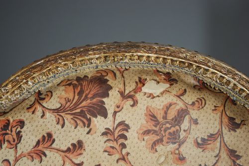 fig 3. Mid 19thc French fauteuil (open armchair) from the Stephen Long collection