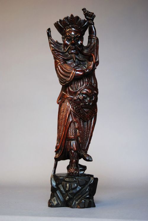 19TH CENTURY FINE QUALITY CHINESE HARDWOOD CARVING - ADDITIONAL PHOTO 1
