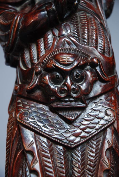 19TH CENTURY FINE QUALITY CHINESE HARDWOOD CARVING - ADDITIONAL PHOTO 2
