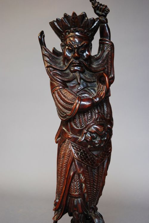 19TH CENTURY FINE QUALITY CHINESE HARDWOOD CARVING - ADDITIONAL PHOTO 3