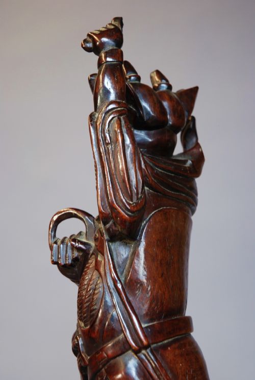 19TH CENTURY FINE QUALITY CHINESE HARDWOOD CARVING - ADDITIONAL PHOTO 5