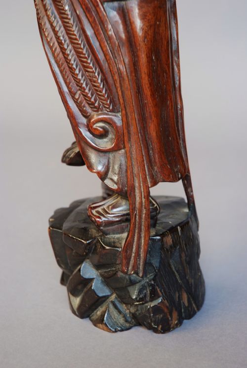 19TH CENTURY FINE QUALITY CHINESE HARDWOOD CARVING - ADDITIONAL PHOTO 6