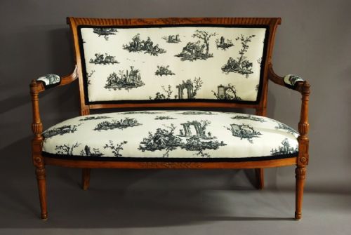 fig 2. An elegant late 19th century French two seater sofa