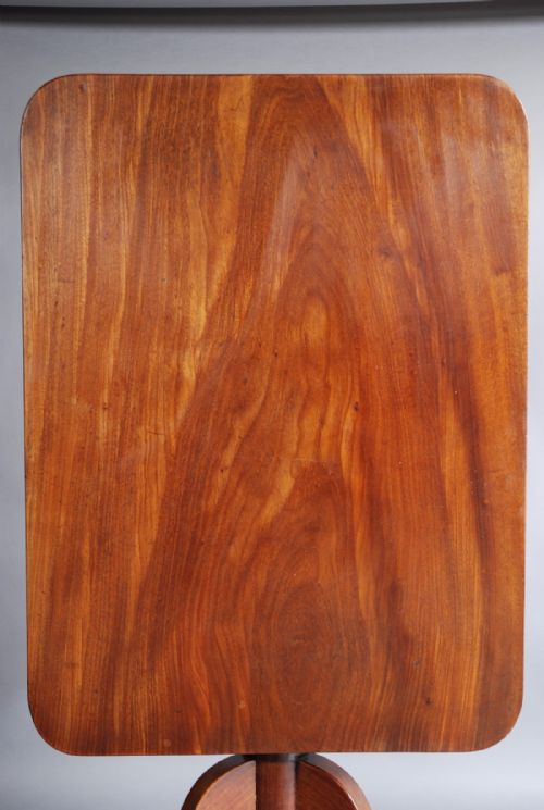 Mid 19th Century Provincial Mahogany Tilt Top Table with Superb Patina