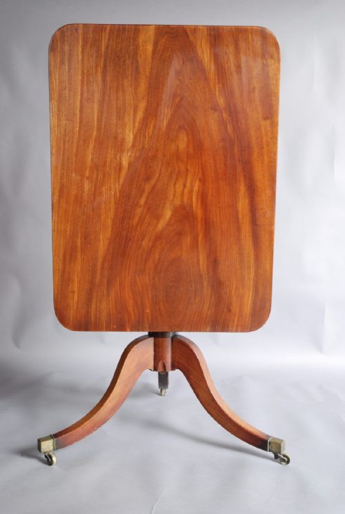 fig 1. Mid 19th century provincial mahogany tilt top table with superb patina