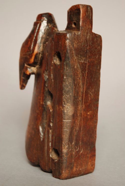 LATE 18THEARLY 19THC FOLK ART WOODEN CHILDS TOY OF A CALF - ADDITIONAL PHOTO 8