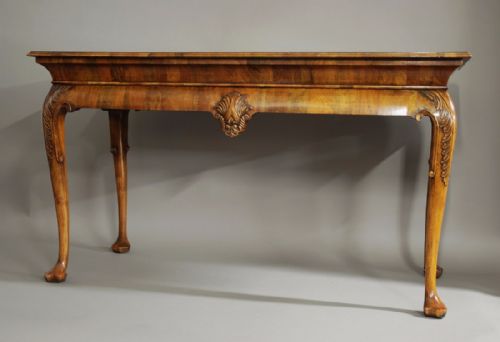 fig 2. Early 20th century Queen Anne style walnut side table