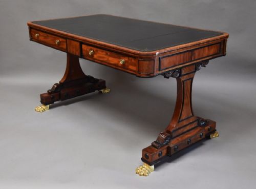 fig 1. Fine quality Regency mahogany writing table