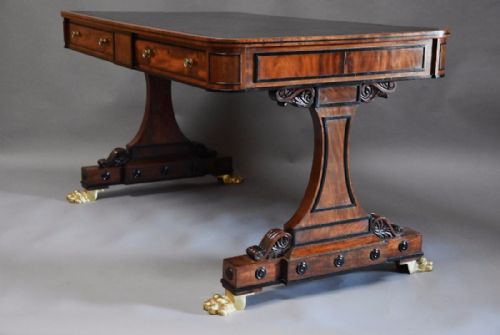 fig 2. Fine quality Regency mahogany writing table