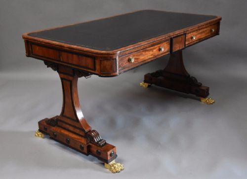 fig 3. Fine quality Regency mahogany writing table