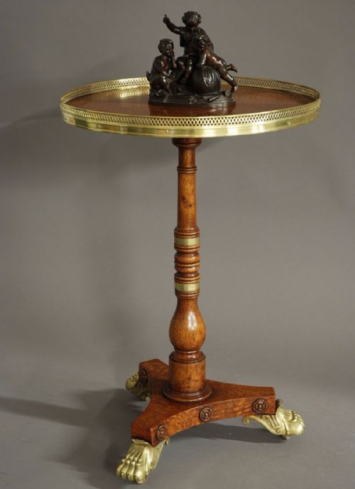 Superb 19th Century Oak Occasional Table of Fine Quality