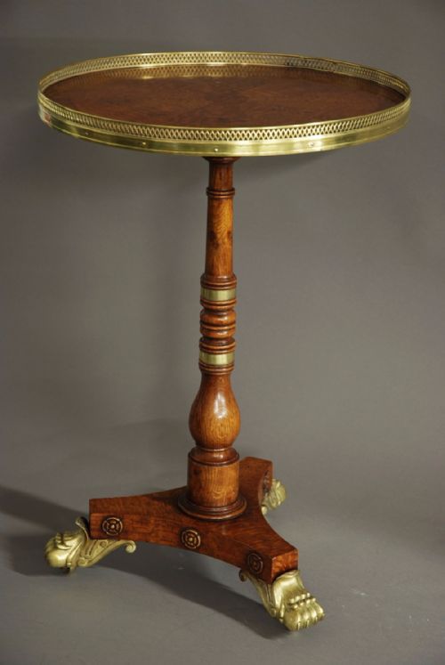 fig 1. Superb 19th century oak occasional table of fine quality