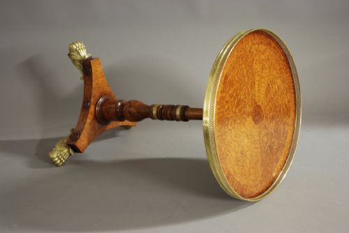 fig 2. Superb 19th century oak occasional table of fine quality