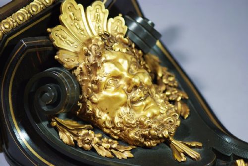 SUPERB QUALITY 19THC ORMOLU EBONISED BRACKET ATTRIBUTED TO HENRI DASSON 1825 1896 - ADDITIONAL PHOTO 1