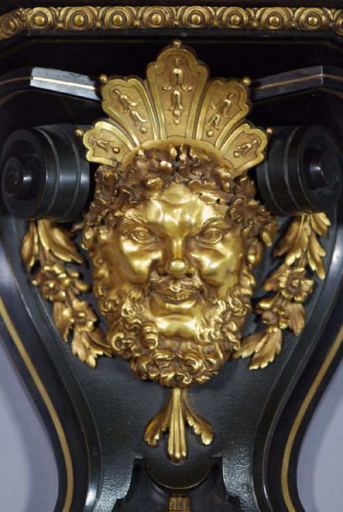 SUPERB QUALITY 19THC ORMOLU EBONISED BRACKET ATTRIBUTED TO HENRI DASSON 1825 1896 - ADDITIONAL PHOTO 3