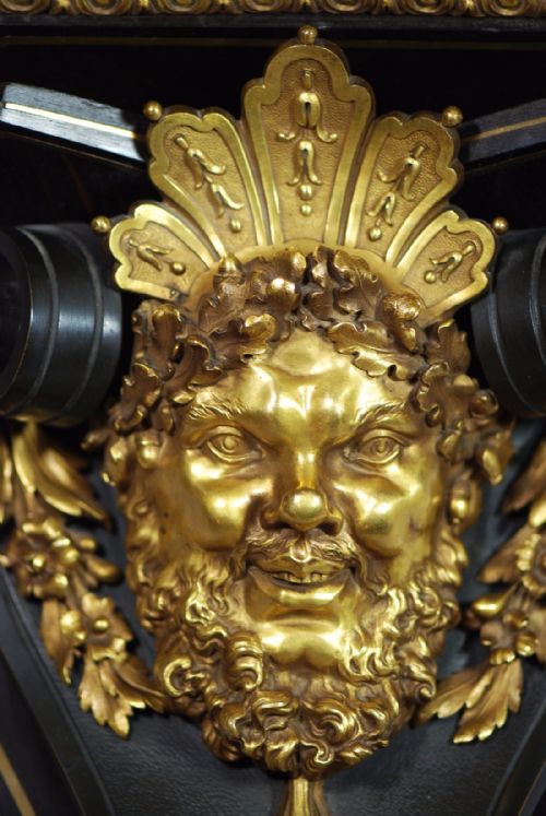 SUPERB QUALITY 19THC ORMOLU EBONISED BRACKET ATTRIBUTED TO HENRI DASSON 1825 1896 - ADDITIONAL PHOTO 4