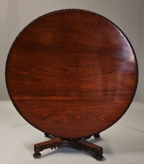 fig 2. Large mid 19th century Anglo Indian padouk circular centre table