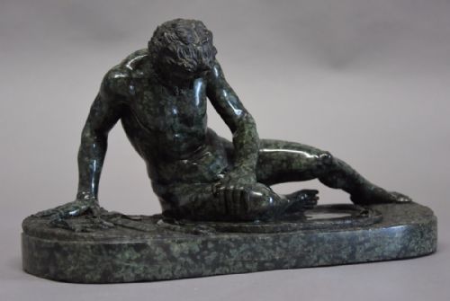 fig 1. Late 19th century Grand Tour serpentine figure of the 'Dying Gaul'