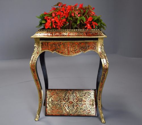 French 19th Century Naploeon III Boulle Marquetry Freestanding Jardiniere Table