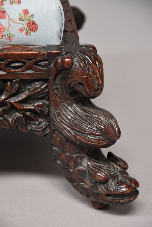 LATE 19TH CENTURY HARDWOOD ANGLO INDIAN FOOTSTOOL - ADDITIONAL PHOTO 7
