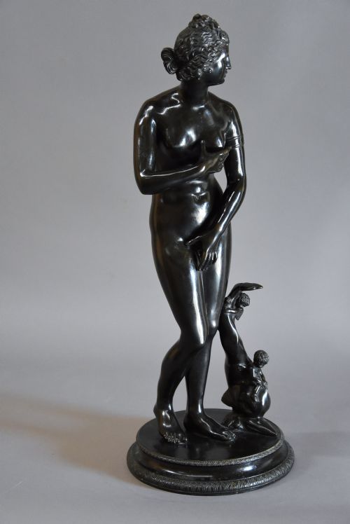 fig 2. Late 19th century Grand Tour style bronze figure of 'Venus de' Medici' or the Medici Venus
