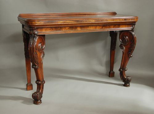 fig 2. Superb quality William IV mahogany console table in the manner of Gillows