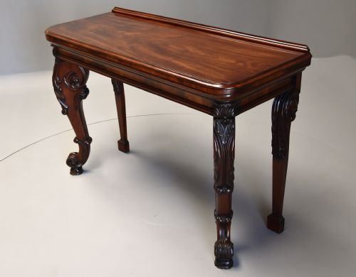 fig 4. Superb quality William IV mahogany console table in the manner of Gillows
