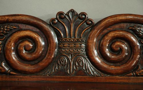 fig 3. Superb quality mid 19thc Anglo Indian padouk pedestal sideboard of superb patina