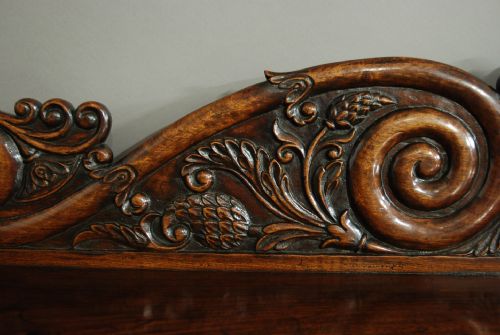 fig 5. Superb quality mid 19thc Anglo Indian padouk pedestal sideboard of superb patina