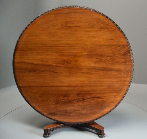 fig 2. Mid 19th century large Anglo Indian padouk circular centre table