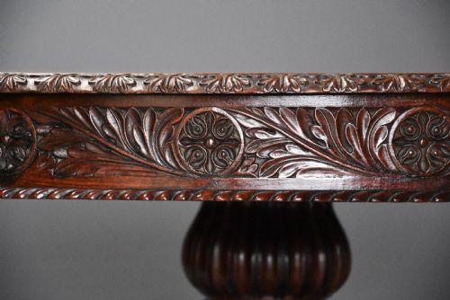 fig 3. Mid 19th century large Anglo Indian padouk circular centre table